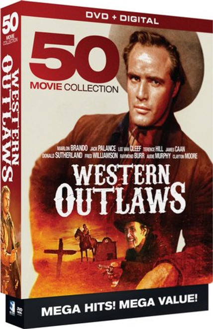 Western Outlaws   50 Movie MegaPack   DVD Digital
