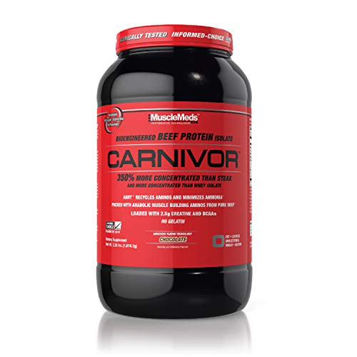 MuscleMeds Carnivor Beef Protein Isolate Powder Chocolate 2 Pound