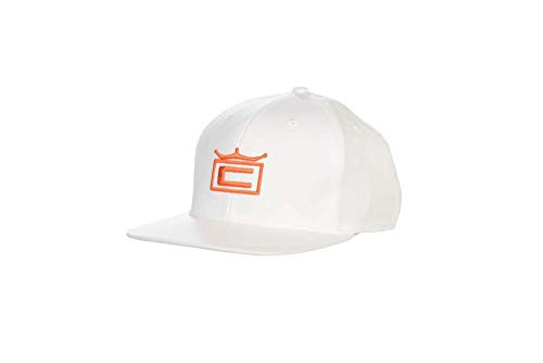 Cobra Golf 2019 Kid s Crown Snapback Hat  White Vibrant Orange
