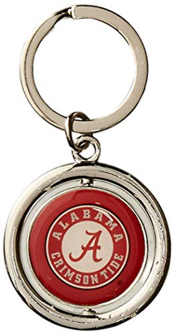 FOCO NCAA Alabama Crimson Tide Football Spinner Keychain Red