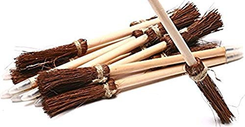 Witch Broom Halloween Pens   24 Pack  Quidditch Hogwarts Style Broom Pens