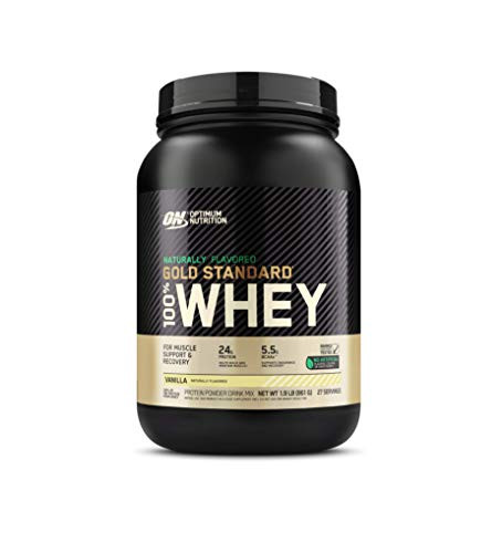 Optimum Nutrition Gold Standard 100  Whey Protein Powder Naturally Flavored