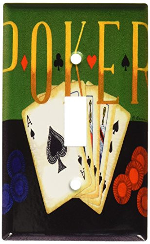 Art Plates - Poker Switch Plate - Single Toggle