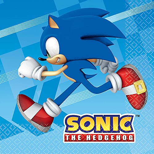 Amscan Sonic The Hedgehog Luncheon Napkins (16 ct)