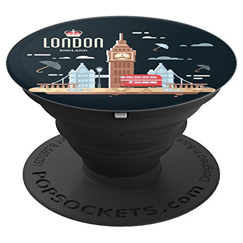 London Bridge Big Ben England UK Travel Gift Souvenir PopSockets Grip and Stand for Phones and Tablets