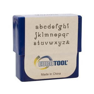 Verona Alphabet Stamp Set Lower Case 2mm 27 Piece Set   PUN 73000