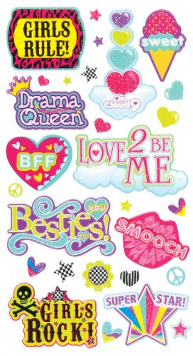 EK Success Brands Decorative Sticko Stickers Musical Gals