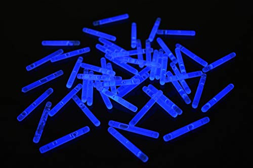 DirectGlow 15 inch Mini Glow Sticks  Blue 100 Count
