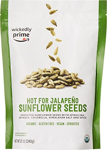 Wickedly Prime Organic Sprouted Sunflower Seeds Jalapeño 12 Ounce