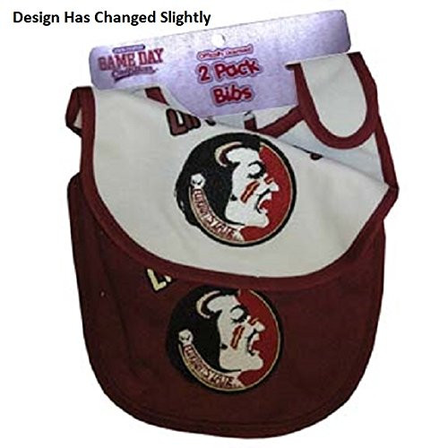 Jenkins Enterprises Florida State Seminoles Team Logo Baby Bibs   2 Pack