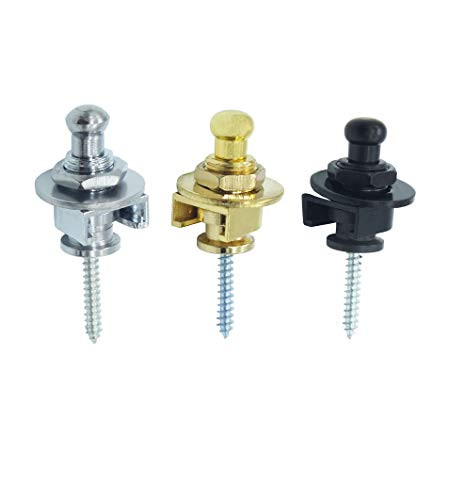 3pack Guitar Strap Lock Button End Pin Quick Release Strap Retainer Guitar Strap Locks Buttons