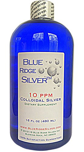 Blue Ridge Silver   10 ppm 16 oz Colloidal Silver Natural Immune Support Health Supplement