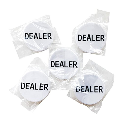 Yuanhe Set of 5 Professional Casino Texas Holdem Poker Dealer Buttons ¡­