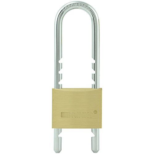 BRINKS 171 50061 50mm Solid Brass Padlock with Adjustable Shackle