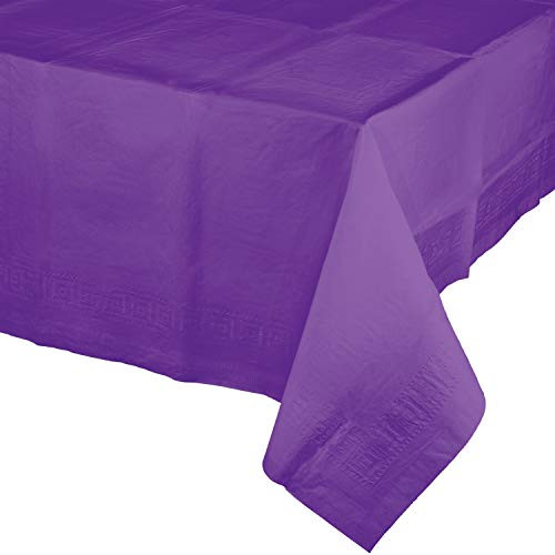 Amethyst Purple Paper Tablecloths 3 ct