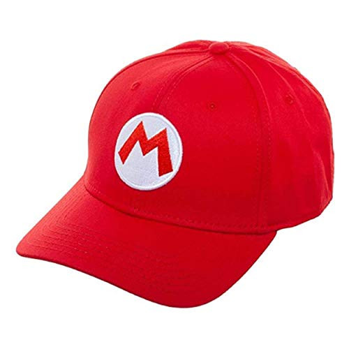 Nintendo Youth Boys Super Mario Baseball Cap Red