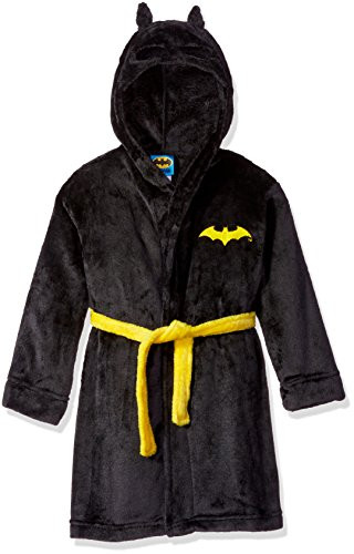 DC Comics Toddler Boys  Batman Hooded Robe Black 5T