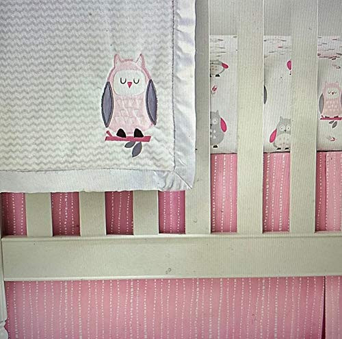 Wendy Bellissimo Pink and White Crib Skirt Dust Ruffle Extra Long Baby Bedding Hudson Collection Wendy Bellissimo Pink and White Crib Skirt Dust Ruffle Extra Long Baby Bedding Hudson Collection