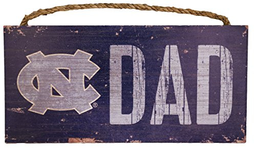 Fan Creations NCAA North Carolina Tar Heels 12  x 6  Dad Wood Sign