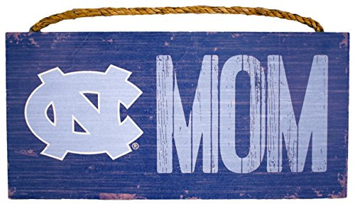 Fan Creations NCAA North Carolina Tar Heels 12  x 6  Mom Wood Sign