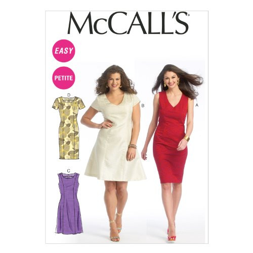 McCall Pattern Company M6920 Misses/Miss Petite/Womens/Womens Petite Dresses, Size RR