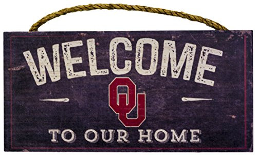 Fan Creations NCAA Oklahoma Sooners 12 x 6 Distressed Welcome to Our Home Wood Sign Fan Creations NCAA Oklahoma Sooners 12 x 6 Distressed Welcome to Our Home Wood Sign