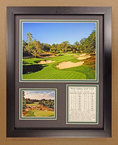 Legends Never Die Pine Valley Golf Club   Framed 12 x15  Double Matted Photos Inc