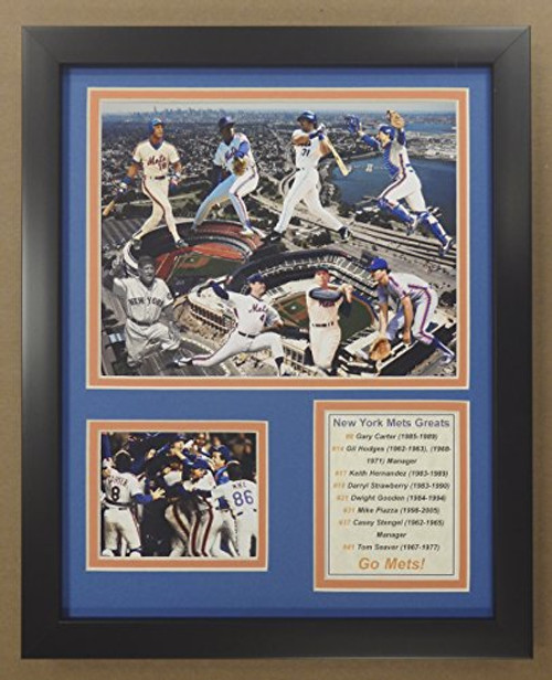 Legends Never Die MLB New York Mets All Time Greats Framed Photo Collage 12 x 15 11396U Legends Never Die MLB New York Mets All Time Greats Framed Photo Collage 12 x 15 11396U