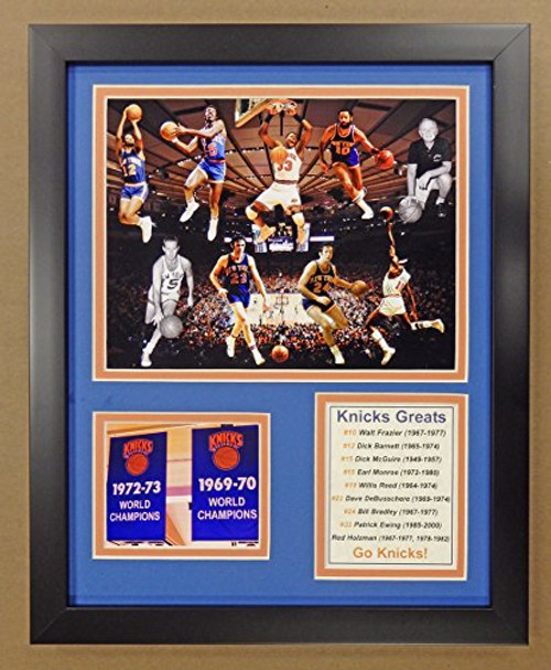 Legends Never Die NBA New York Knicks All Time Greats Framed Photo Collage 12 x 15 Legends Never Die NBA New York Knicks All Time Greats Framed Photo Collage 12 x 15