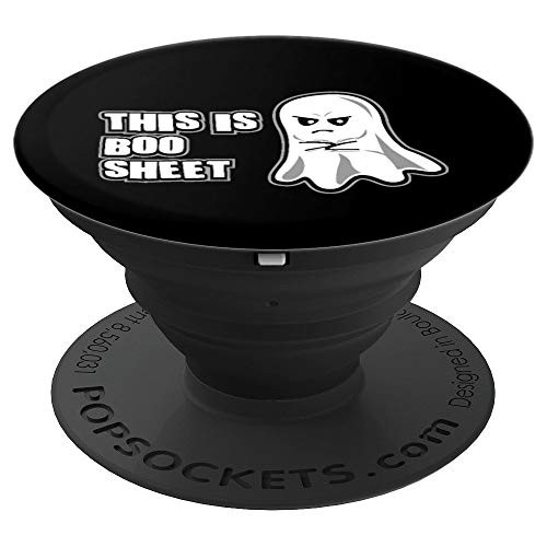 This Is Boo Sheet Disapproving Ghost Funny Halloween Costume PopSockets Grip and Stand for Phones and Tablets