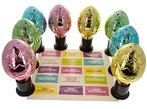 Fun Express Easter Egg Hunt Trophies - 12 Pieces