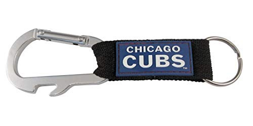 Pro Specialties Group MLB Chicago Cubs Carabineer Keychain Blue One Size