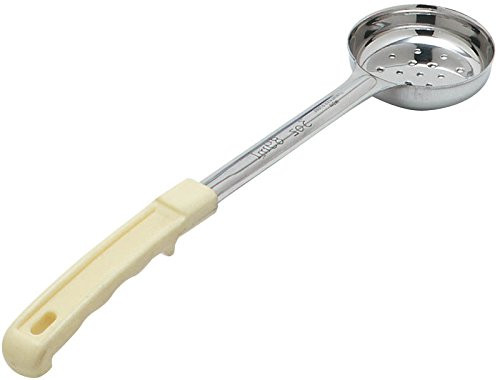 Carlisle 604371 Stainless Steel Perforated Portion Spoon 3 oz Beige