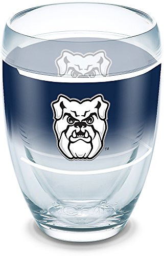 Tervis 1291523 Butler Bulldogs Original Insulated Tumbler with Wrap, 9oz Stemless Wine Glass, Clear