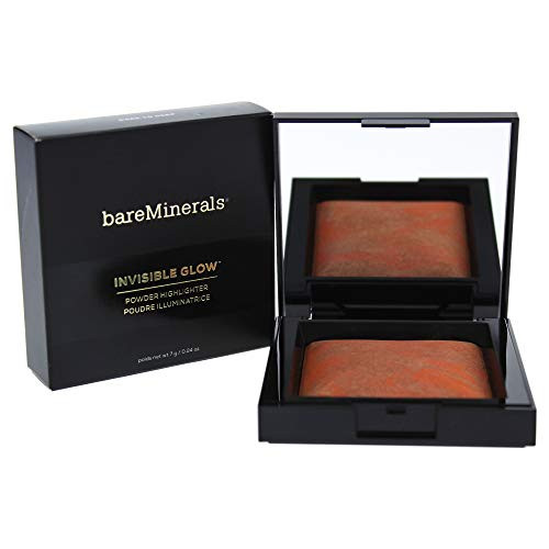 bareMinerals Invisible Glow Powder Highlighter Dark To Deep for Women 024 Ounce