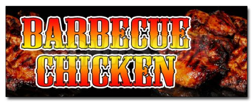 24  Barbecue Chicken Decal Sticker Smoked BBQ Barbeque Grill