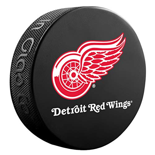Detroit Red Wings Basic Collectors NHL Hockey Game Puck Detroit Red Wings Basic Collectors NHL Hockey Game Puck