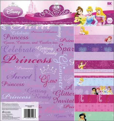 Ek Success Disney Princess Decorative Paper Pad Pack