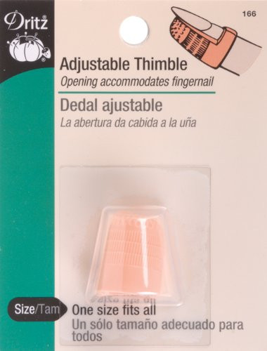 Dritz 166 Adjustable Thimble One Size Fits All