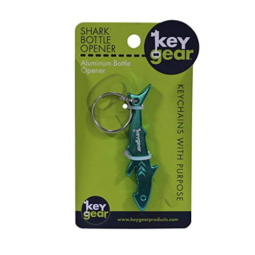 ust Key Gear Shark Bottle Opener Aqua