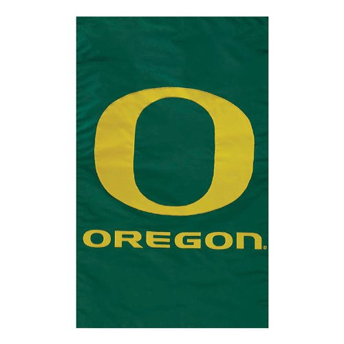 Team Sports America Applique University of Oregon Garden Flag 125 x 18 inches Team Sports America Applique University of Oregon Garden Flag 125 x 18 inches