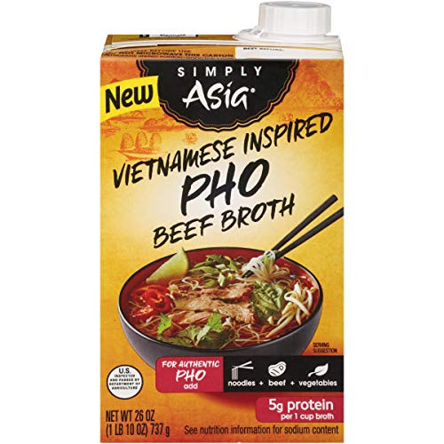 Simply Asia Vietnamese Inspired Pho Beef Broth 26 Ounce Pack of 6 Simply Asia Vietnamese Inspired Pho Beef Broth 26 Ounce Pack of 6