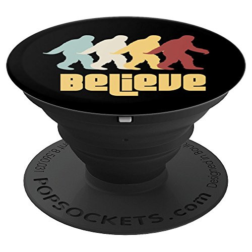Classic Retro Bigfoot 70s Sasquatch Believe PopSockets Grip and Stand for Phones and Tablets Classic Retro Bigfoot 70s Sasquatch Believe PopSockets Grip and Stand for Phones and Tablets