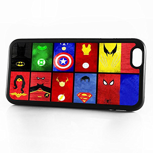 ( For iPhone 5 5S / iPhone SE ) Phone Case Back Cover - HOT10874 Superhero Batman Spiderman Wonderwoman Superman HOT10874