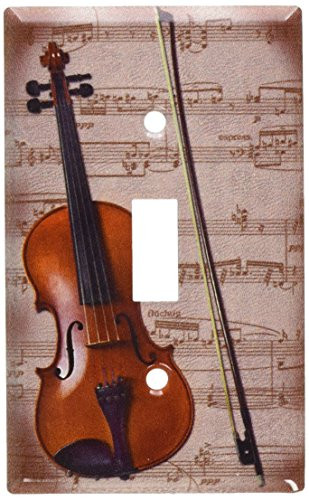 Art Plates - Violin Switch Plate - Single Toggle