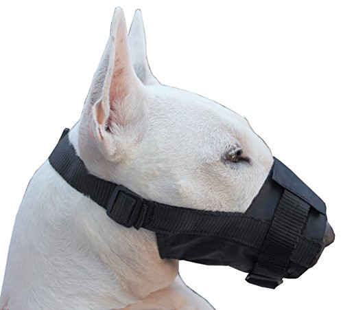 Dogs My Love Nylon Dog Muzzle Adjustable Black  Medium  75  1025  Snout