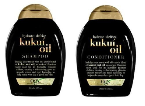 OGX Organix Hydrate   Defrizz Shampoo and Conditioner Set 13 Oz Kukui Oil