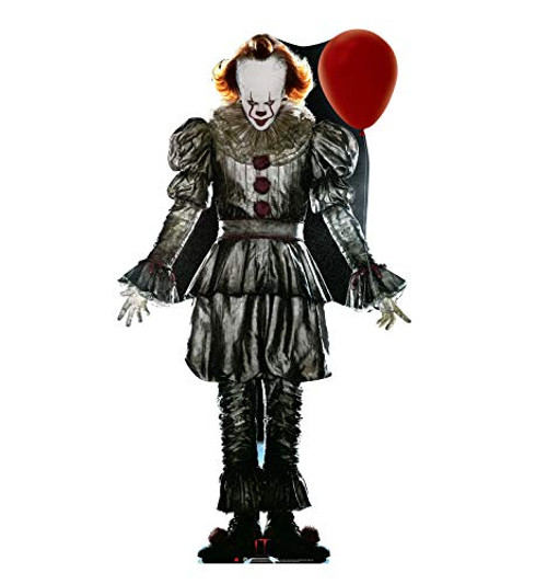 Advanced Graphics Pennywise with Balloon Life Size Cardboard Cutout Standup IT Chapter 2 2019 Film Advanced Graphics Pennywise with Balloon Life Size Cardboard Cutout Standup IT Chapter 2 2019 Film