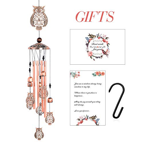 zhengshizuo Wind Chime Wind Chimes Outdoor Gifts for Mom Gift Windchime Windchimes Garden Decorations Outdoor Patio Decorations Outdoor with S Hook Hooks Indoor and Outdoor Owl Wind Chimes zhengshizuo Wind Chime Wind Chimes Outdoor Gifts for Mom Gift Windchime Windchimes Garden Decorations Outdoor Patio Decorations Outdoor with S Hook Hooks Indoor and Outdoor Owl Wind Chimes
