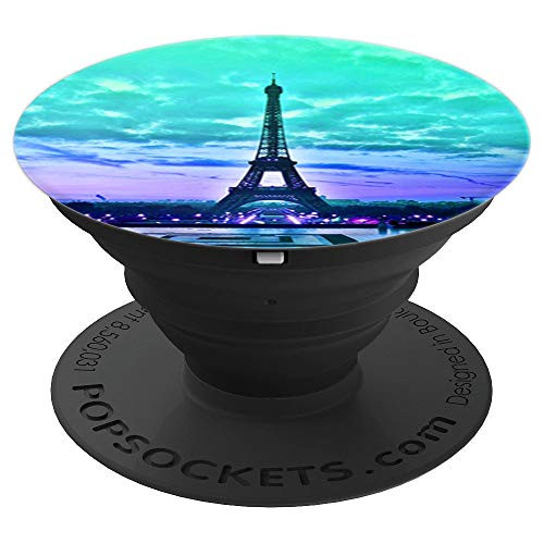 Cool Eiffel Tower Design Paris France Travel Gift Graphic PopSockets Grip and Stand for Phones and Tablets